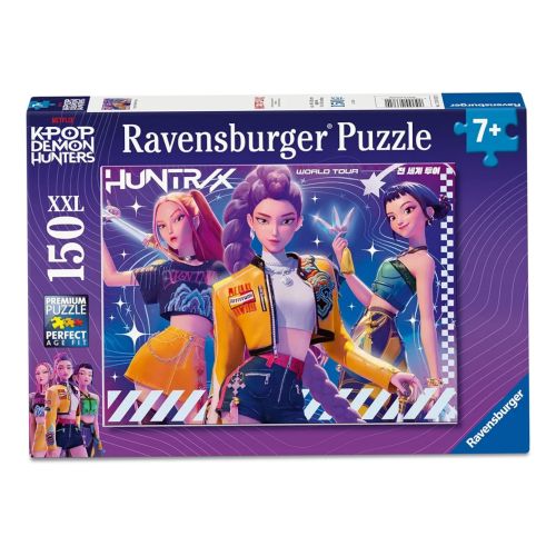 K-pop démonvadászok: Huntrix World Tour, 150 db-os XXL puzzle (Ravensburger, 12003382)