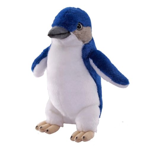 Kék-fehér álló plüss pingvin, 20 cm (Wild Republic, Cuddlekins)