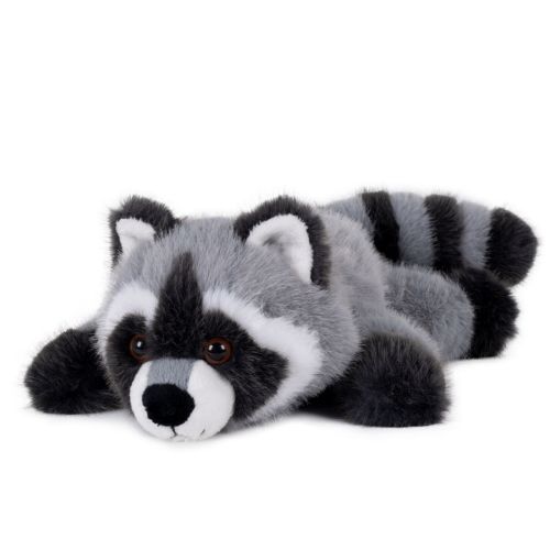 Fekvő, puha plüss mosómedve, 25 cm (Semo, Fluffies)