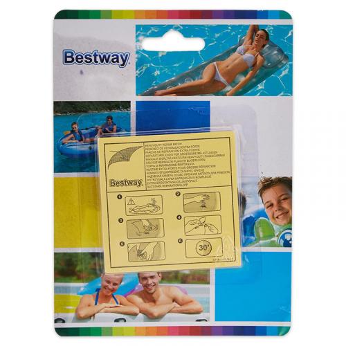 Extra erős PVC javító készlet strandjátékokhoz, 10 db (Bestway, 62068)