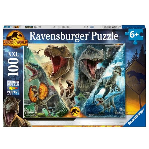Jurassic World Dominion, 100 db-os XXL puzzle (Ravensburger, 13341)
