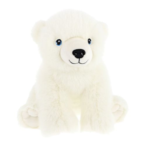 Ülő plüss jegesmedve kölyök, 25 cm (Keel Toys, Keeleco)