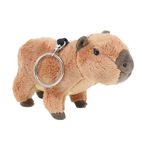 Plüss capybara vízidisznó kulcstartó, 13 cm (Cornelissen)
