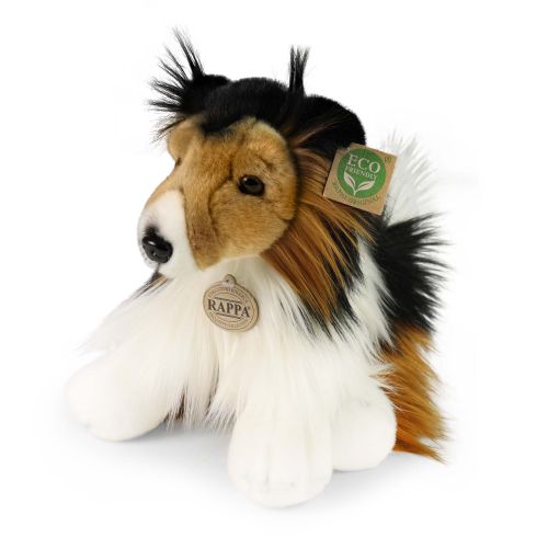 Ülő plüss Rough Collie hosszúszőrű skót juhászkutya, 26 cm (Rappa)