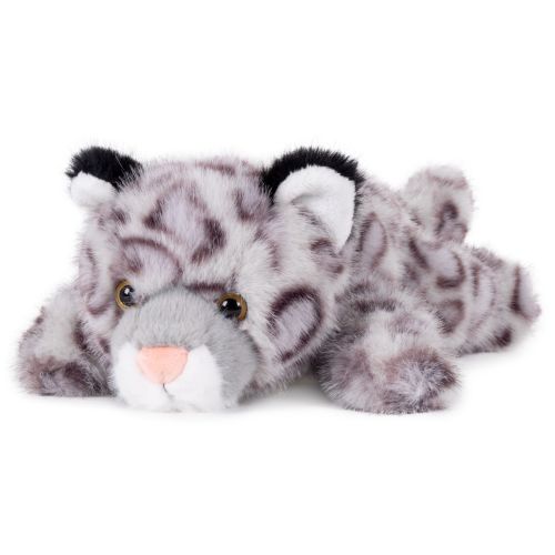 Fekvő, puha plüss hóleopárd, 25 cm (Semo, Fluffies)