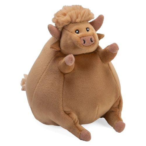 Skót-felföldi marha, fenékre landoló plüss, 13 cm (Wild Republic, Flipkins)