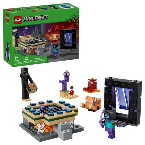 Utazás az alvilág kapujához és a végportálhoz (LEGO Minecraft, 21584)