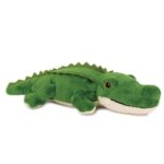 Zöld plüss krokodil, 30 cm (Semo, Eco-Edition)