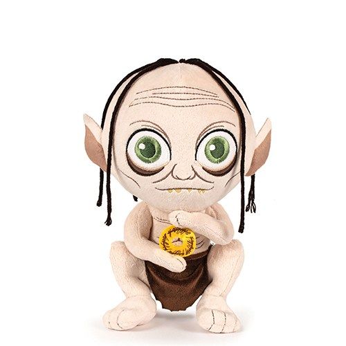 A Gyűrűk Ura: Gollam plüss figura gyűrűvel, 23 cm
