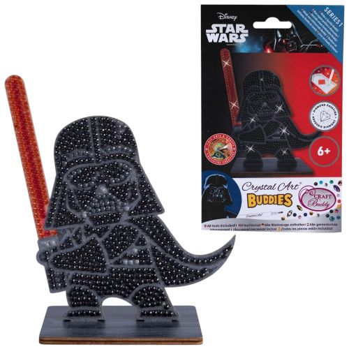 Star Wars: Darth Vader alakú gyémántszemes kirakó (Crystal Art Buddies)