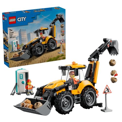 Sárga árokásó-rakodó (LEGO City, 60480)