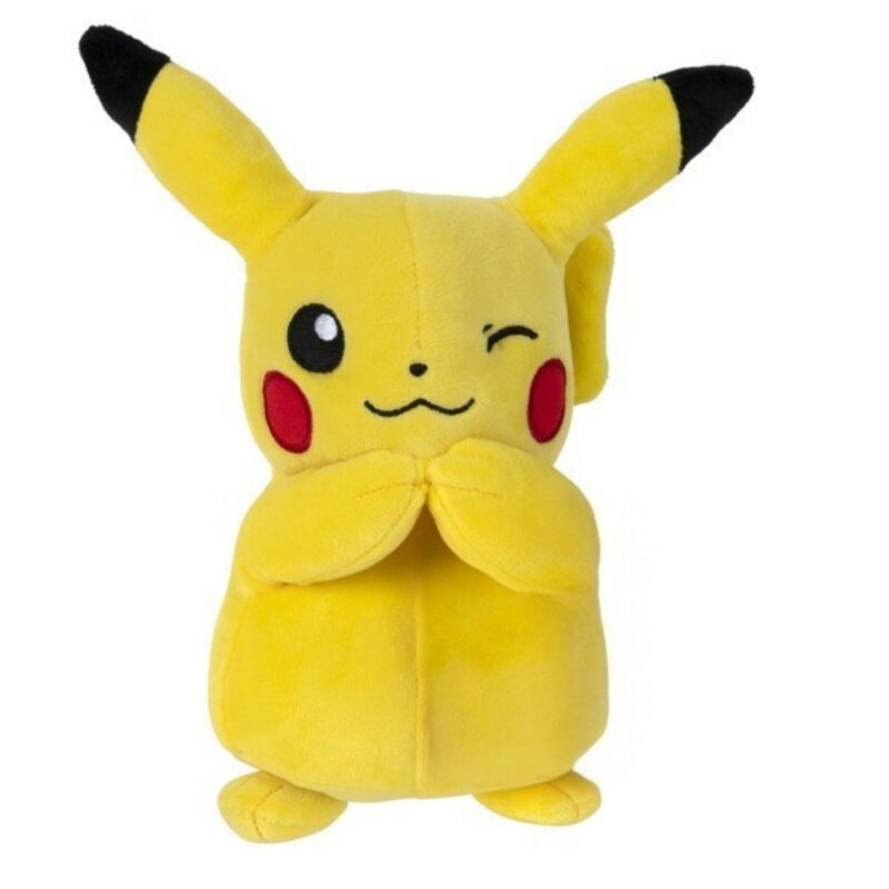 Pokémon: Kacsintós Pikachu plüss, 20 cm