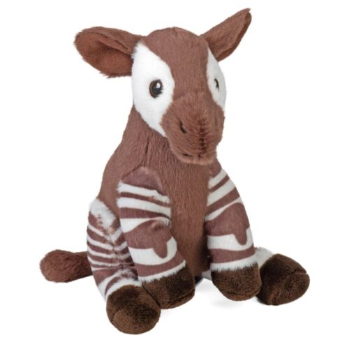 Élethű, 15 cm-es plüss okapi (Wild Republic)