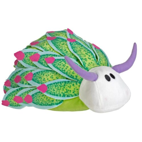 Élethű, 30 cm-es plüss tengeri vízicsiga, levél bárány (Wild Republic, Cuddlekins Eco)