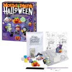 Halloween gipszkiöntő készlet sötétben világító festékkel (4M)