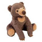 Ülő, 15 cm-es barna maláj medve plüss (Wild Republic)
