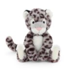 Ülő, pihe-puha plüss hóleopárd, 20 cm (Keel Toys, Keeleco Enchanted World)