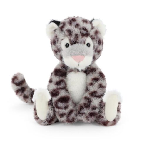Ülő, pihe-puha plüss hóleopárd, 20 cm (Keel Toys, Keeleco Enchanted World)