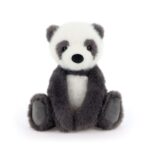 Ülő, pihe-puha plüss panda, 20 cm (Keel Toys, Keeleco Enchanted World)