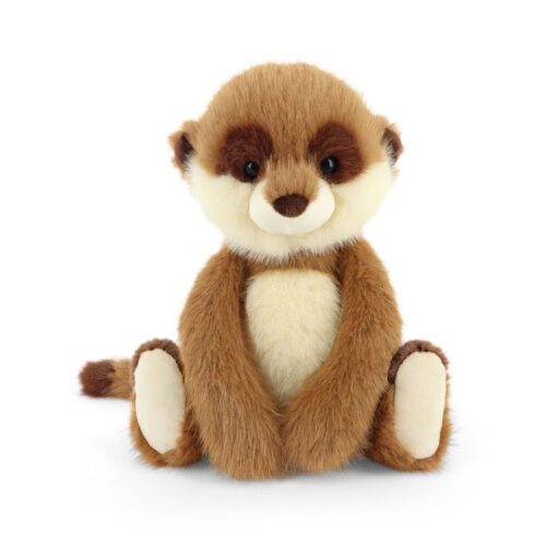 Ülő, pihe-puha plüss szurikáta, 20 cm (Keel Toys, Keeleco Enchanted World)