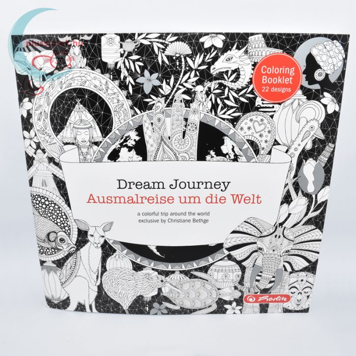 Dream Journey felnőtt színező, kifestő (22 képes) szemből