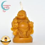 ELMA nevető Buddha méhviasz gyertya