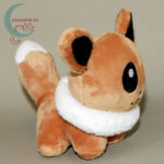 Eevee pokémon plüss jobb oldalról