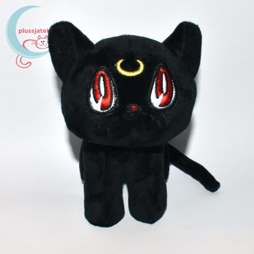 Luna fekete plüss macska (Sailor Moon cica)