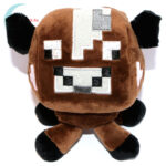 Minecraft barna színű plüss tehén