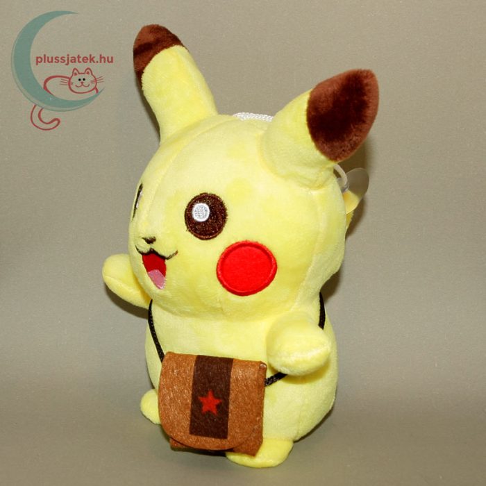 Pikachu kis táskával plüss (20 cm) balról
