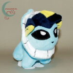 Pokémon Vaporeon plüss jobbról