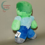 Minecraft zombi plüss figura hátulról