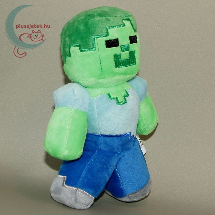 Minecraft zombi plüss figura jobbról
